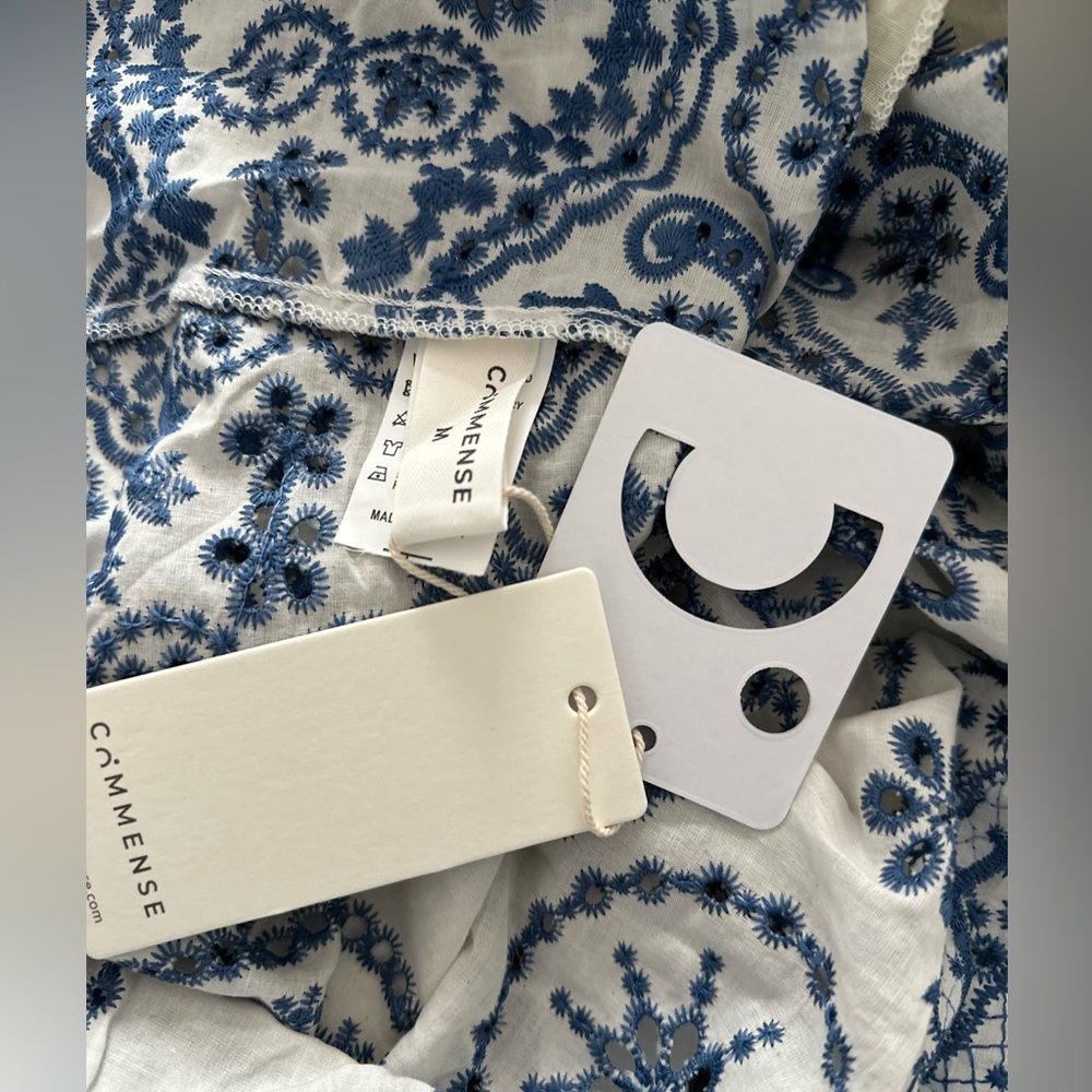 Commense Eyelet Embroidered Midi Dress - Picture 11 of 12